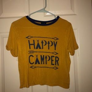rue 21 size xs yellow short sleeve tshirt